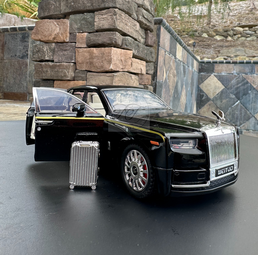 1:20 SCALE ROLLS-ROYCE Phantom Diecast WITH HEADLIGHT & TAILLIGHT