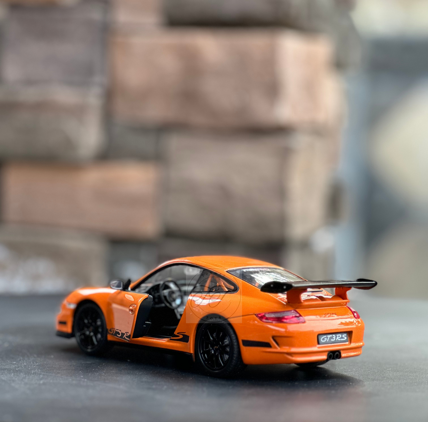 WELLY 1:24 SCALE 2007 PORSCHE 911 GT3 RS 997 ORANGE Diecast 22495or