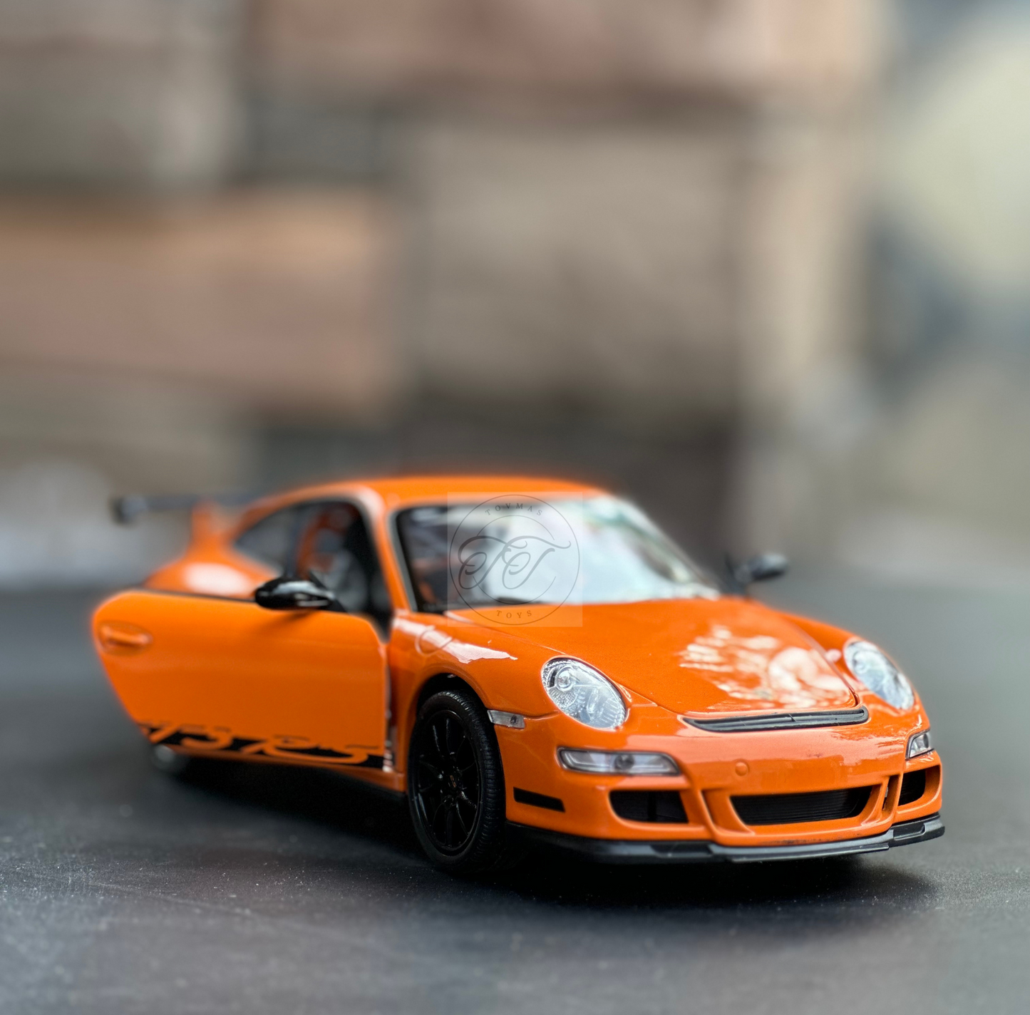 WELLY 1:24 SCALE 2007 PORSCHE 911 GT3 RS 997 ORANGE Diecast 22495or