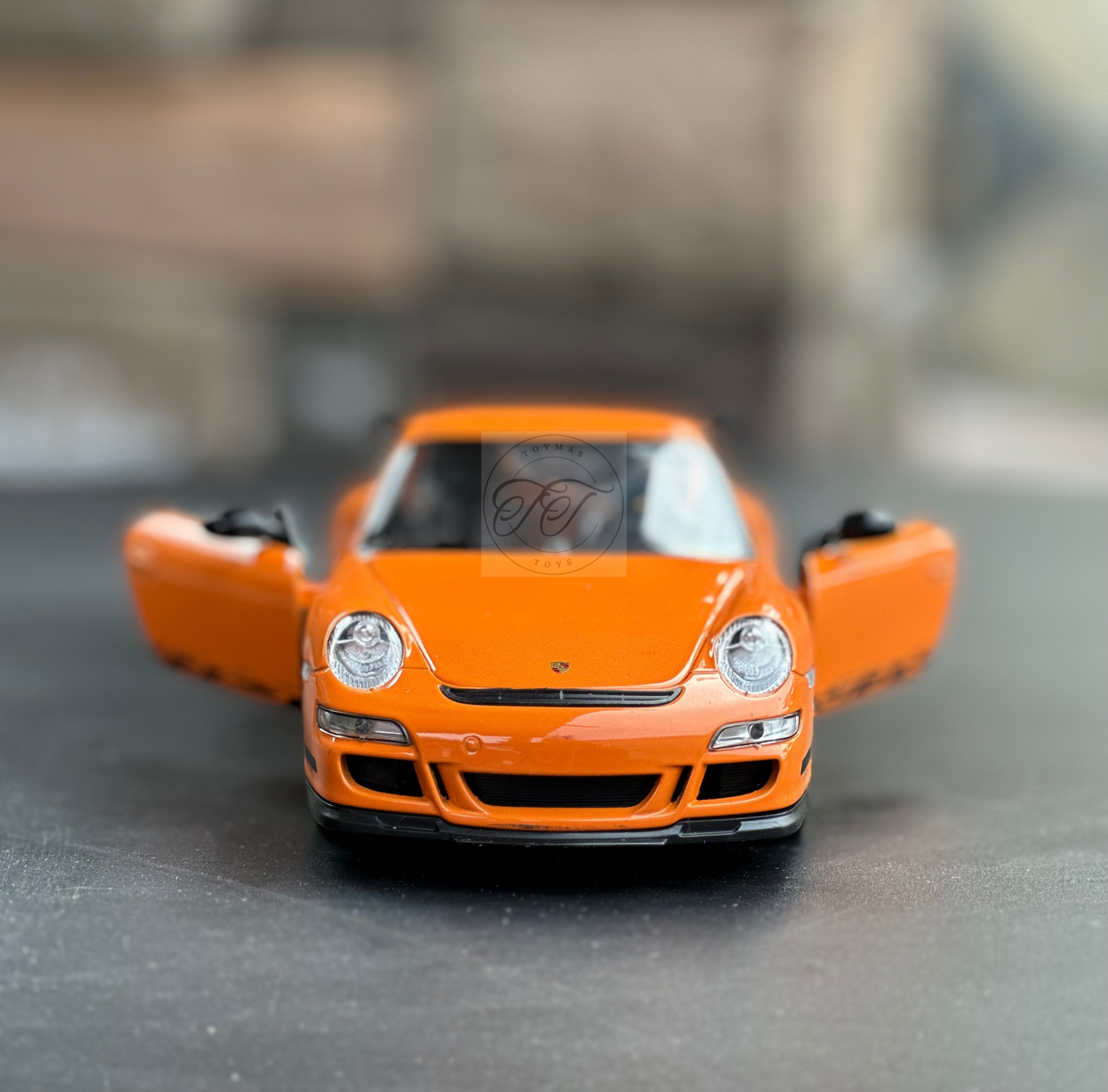 WELLY 1:24 SCALE 2007 PORSCHE 911 GT3 RS 997 ORANGE Diecast 22495or