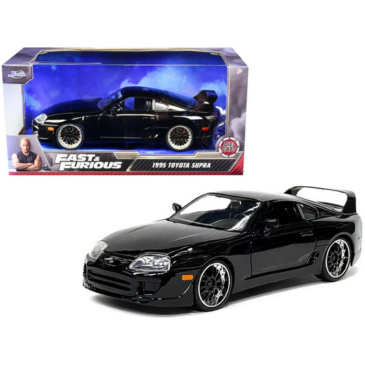 Jada 1:24 Fast & Furious 1995 Toyota Supra Black Diecast