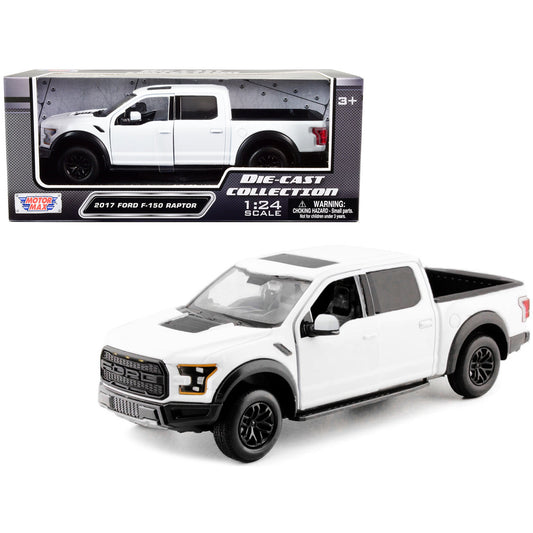 Motor Max 2017 Ford F-150 Raptor 4 Door Diecast White