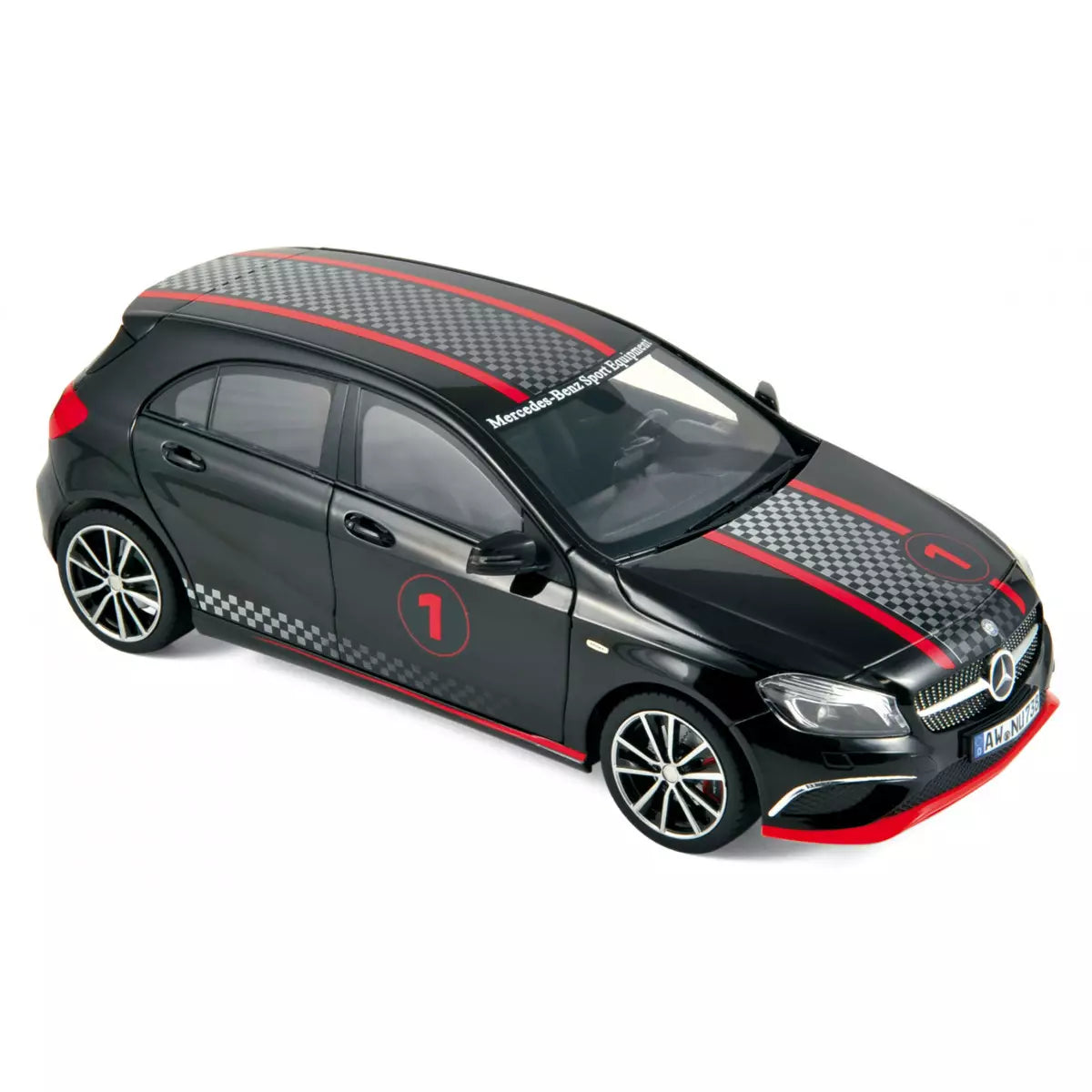 NOREV 1:18 2013 MERCEDES-BENZ A-CLASS DIECAST BLACK 183596