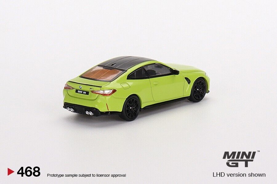 Mini GT 1:64 BMW M4 Competition G82 Yellow MGT00468