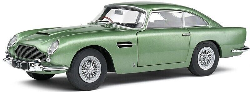 SOLIDO 1:18 1964 ASTON MARTIN DB5 RHD PORCELAIN GREEN  DIECAST  S1807102