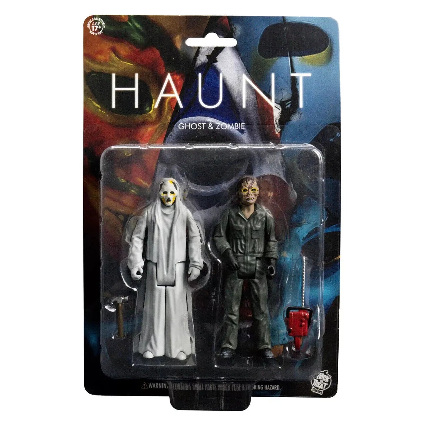 Trick or Treat Studios Haunt 3.75 Inch Action Figure 2-Pack | Ghost & Zombie