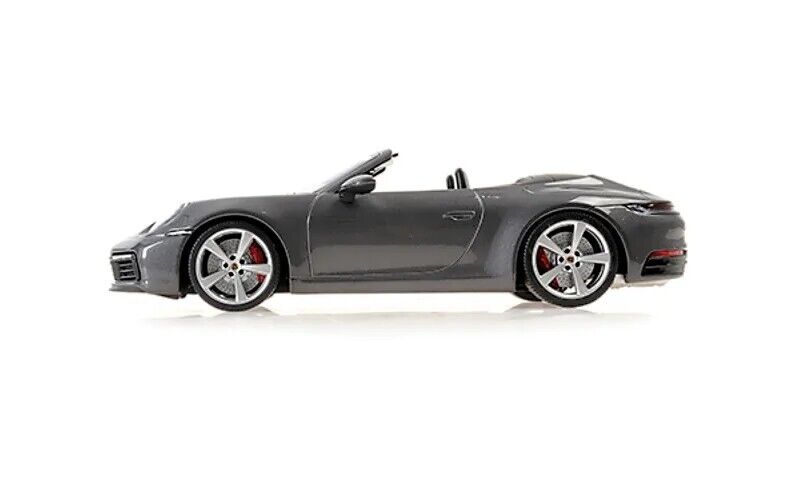 MINICHAMPS 1:18 2019 PORSCHE 911 CARRERA 4S CABRIOLET DARK GRAY 155067336