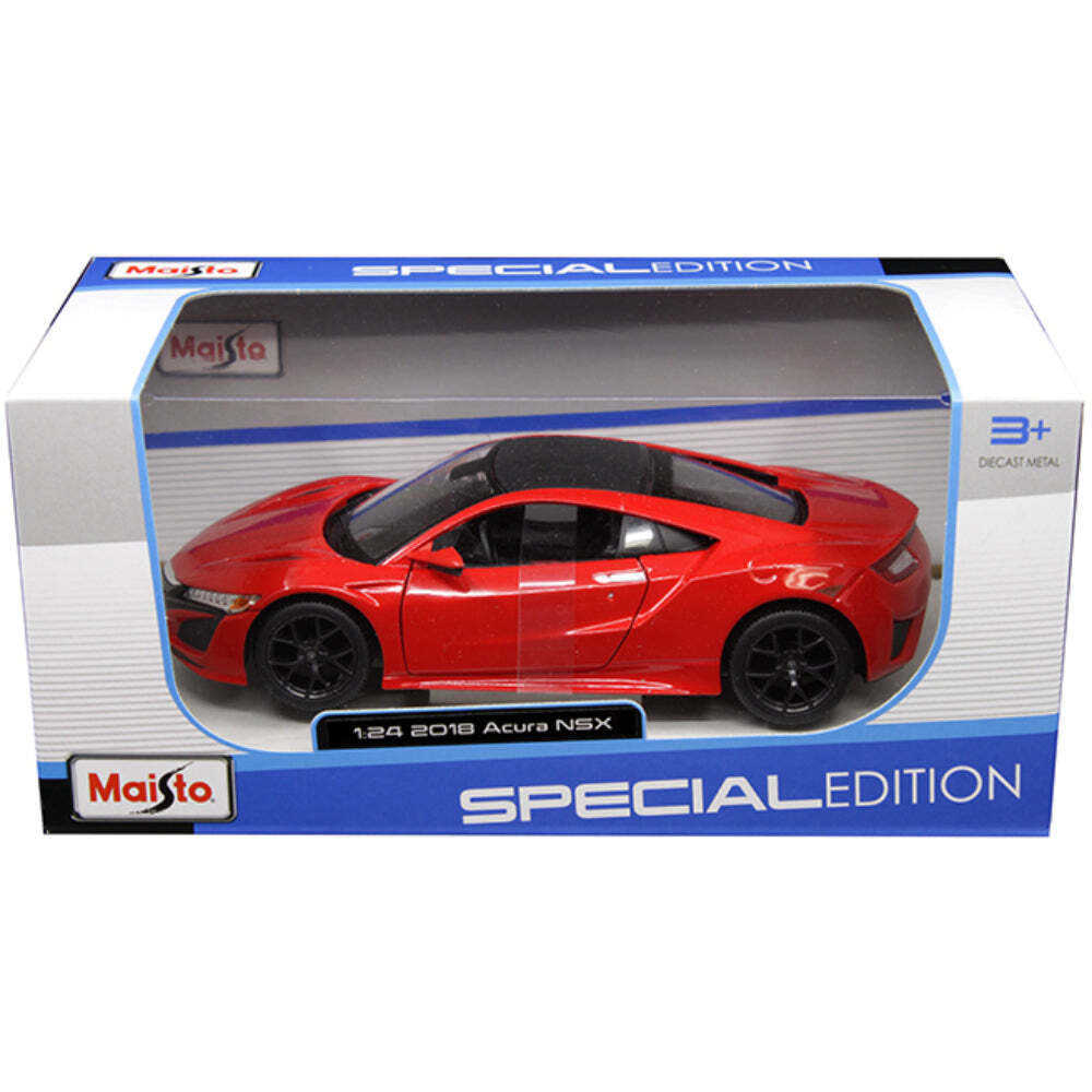 Maisto Special Edition 1:24 2018 Acura NSX Diecast Model Red by Maisto 31234