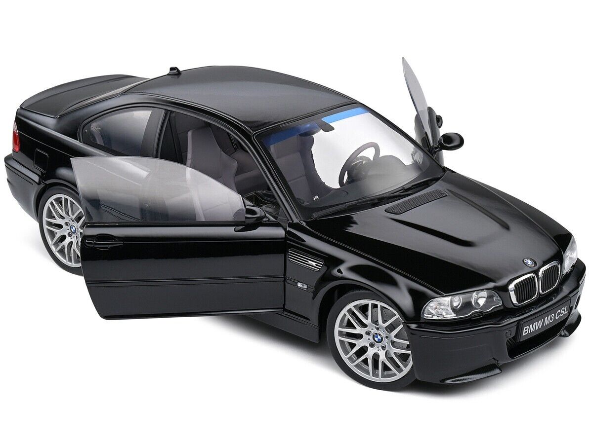 Solido 1:18 2003 BMW M3 E46 CSL BLACK DIECAST S1806506