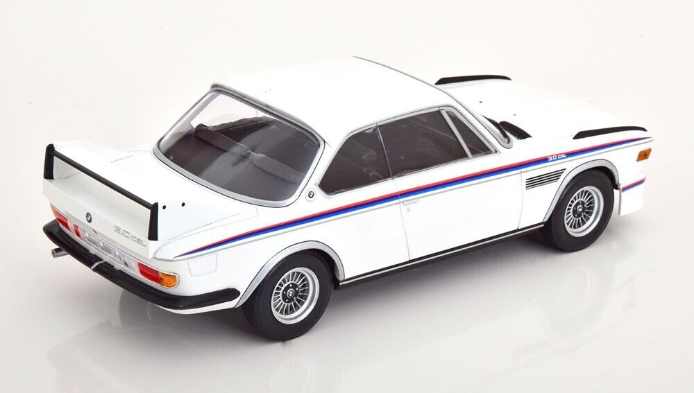 MINICHAMPS 1:18 1973 BMW 3.0 CSL Diecast Car White 155028136