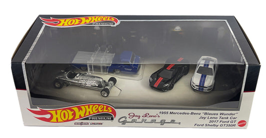 Hot Wheels 2023 Premium Set Jay Leno's Garage Diorama "Blaues Wunder" Tank Car HKC17