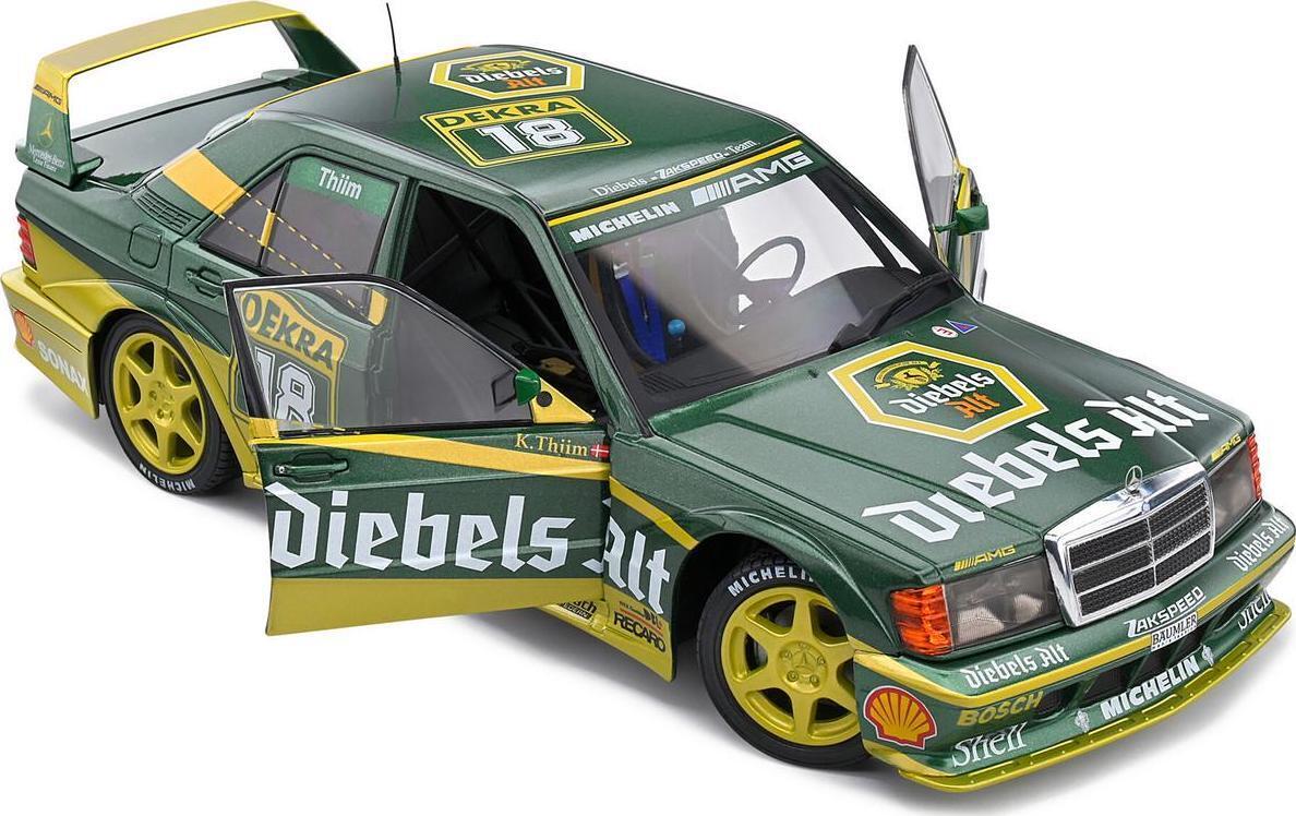 Solido 1:18 Mercedes-Benz 190 EVO II #18 Kurt Thiim DTM Deutsche Tourenwagen Meisterschaft Diecast