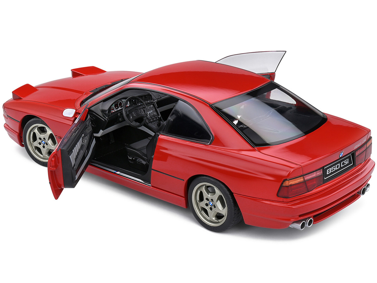 Solido 1:18 1990 BMW 850 CSI (E31) Brilliant Rot Red  Diecast Model S1807001