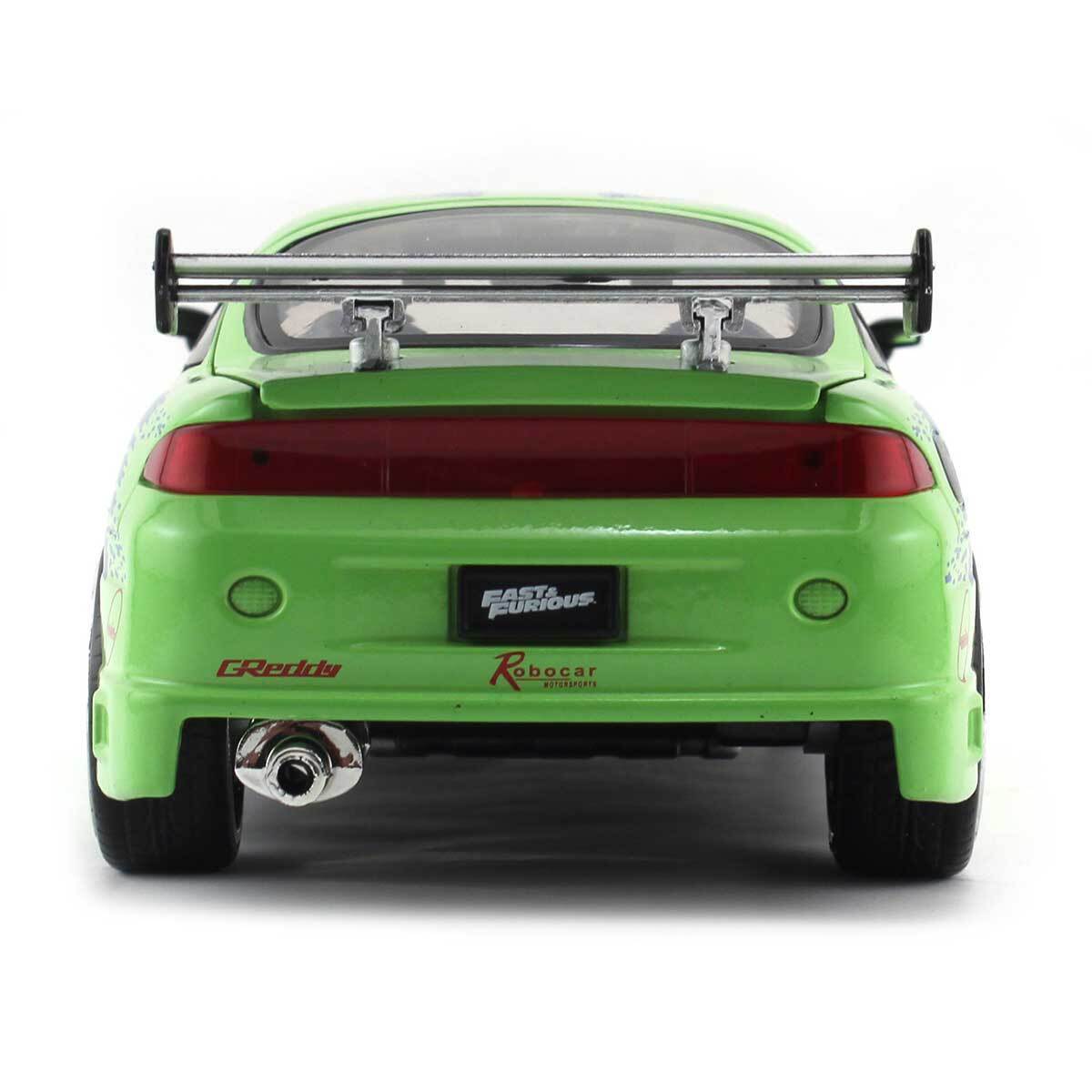 Jada 1:24 Mitsubishi Eclipse Fast & Furious: Brian's 95 Diecast Green