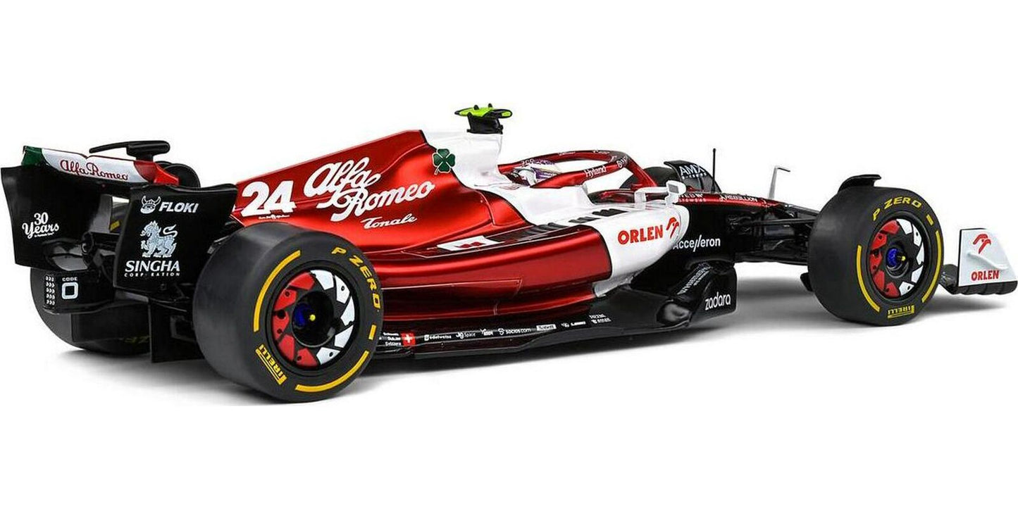 Solido 1:18 Alfa Romeo C42 #24 Zhou Guanyu Formula One F1 Canada GP 2022 s1810202