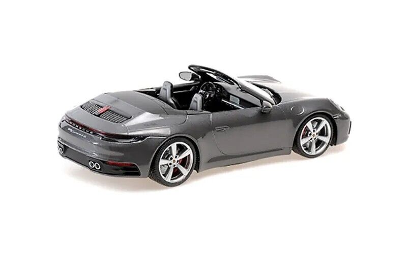 MINICHAMPS 1:18 2019 PORSCHE 911 CARRERA 4S CABRIOLET DARK GRAY 155067336