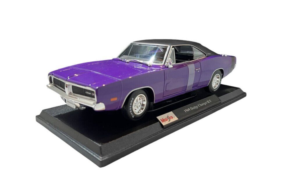 Maisto 1:18 1969 DODGE CHARGER R/T DIECAST Purple