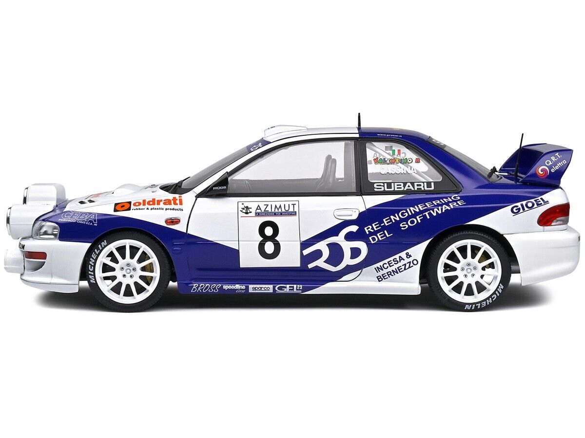 Solido 1:18 1999 Subaru Impreza S5 WRC Rally Azimut Di Monza 2000 #8 S1807403