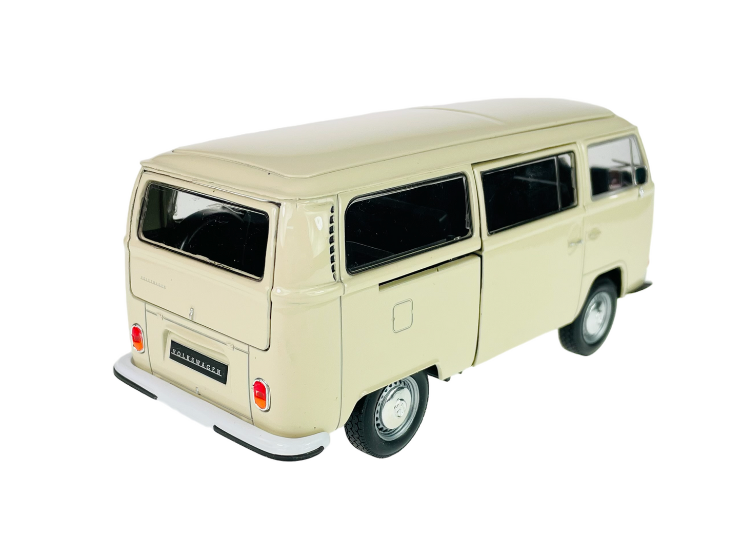 Welly 1:24 1972 Volkswagen T2 Bus Cream 22472W-Cream Diecast