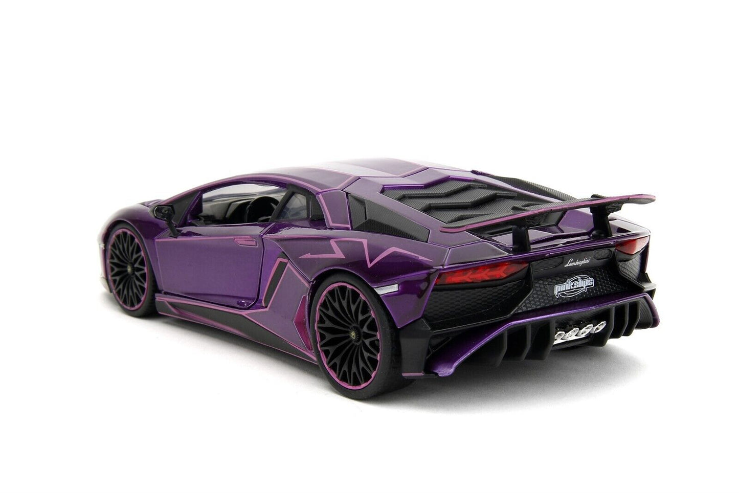 Jada 1:24 Pink Slips Lamborghini Aventador SV Purple Diecast Model Car New 34656