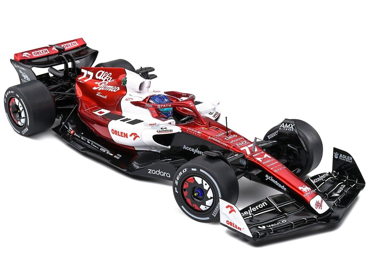 SOLIDO 1:18 ALFA ROMEO C42 #77 BOTTAS FORMULA ONE F1 ITALIAN GP 2022  S1810201