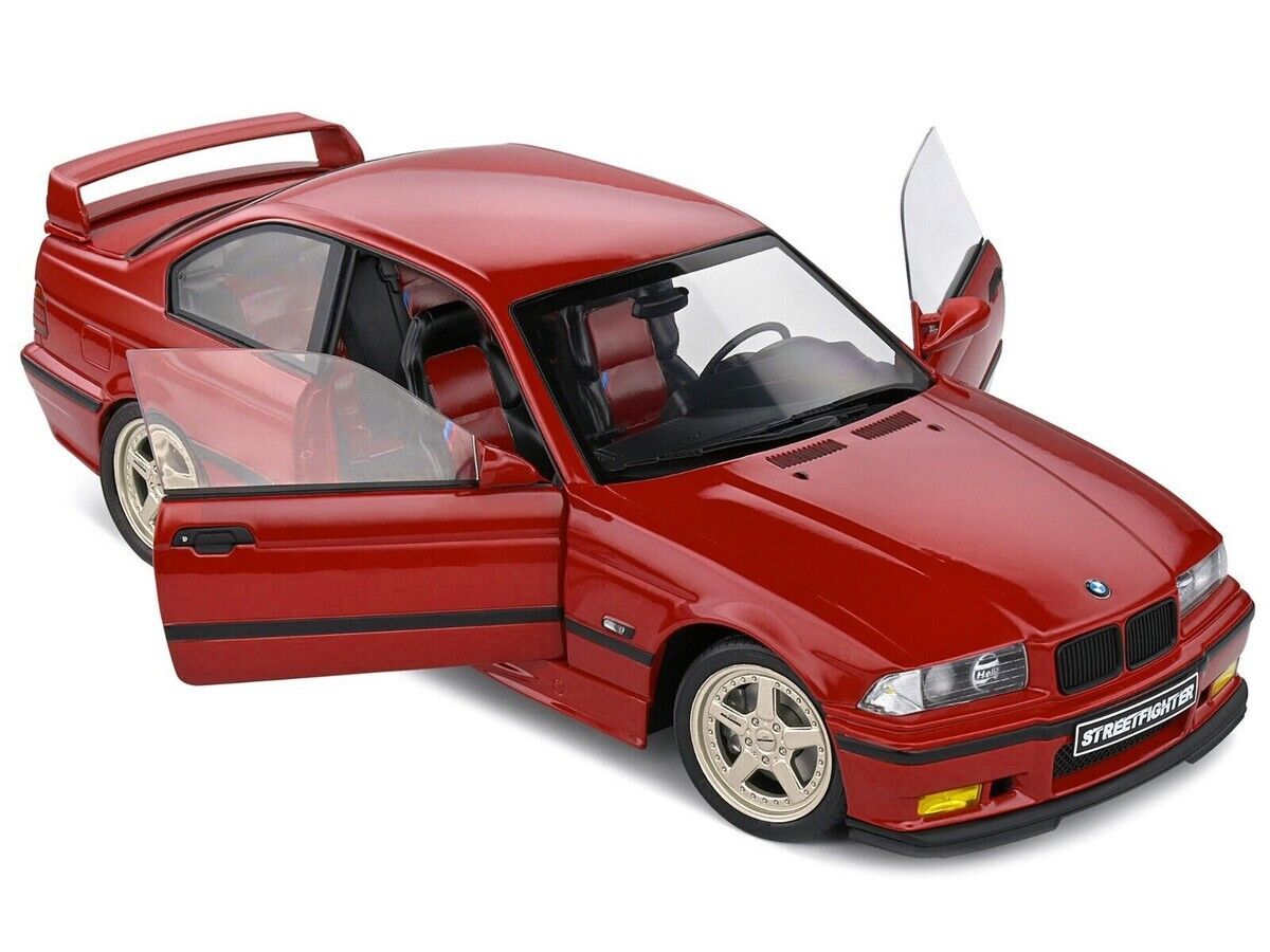 Solido 1:18 1994 BMW E36 Coupe M3 Streetfighter Diecast Imolarot Red S1803911