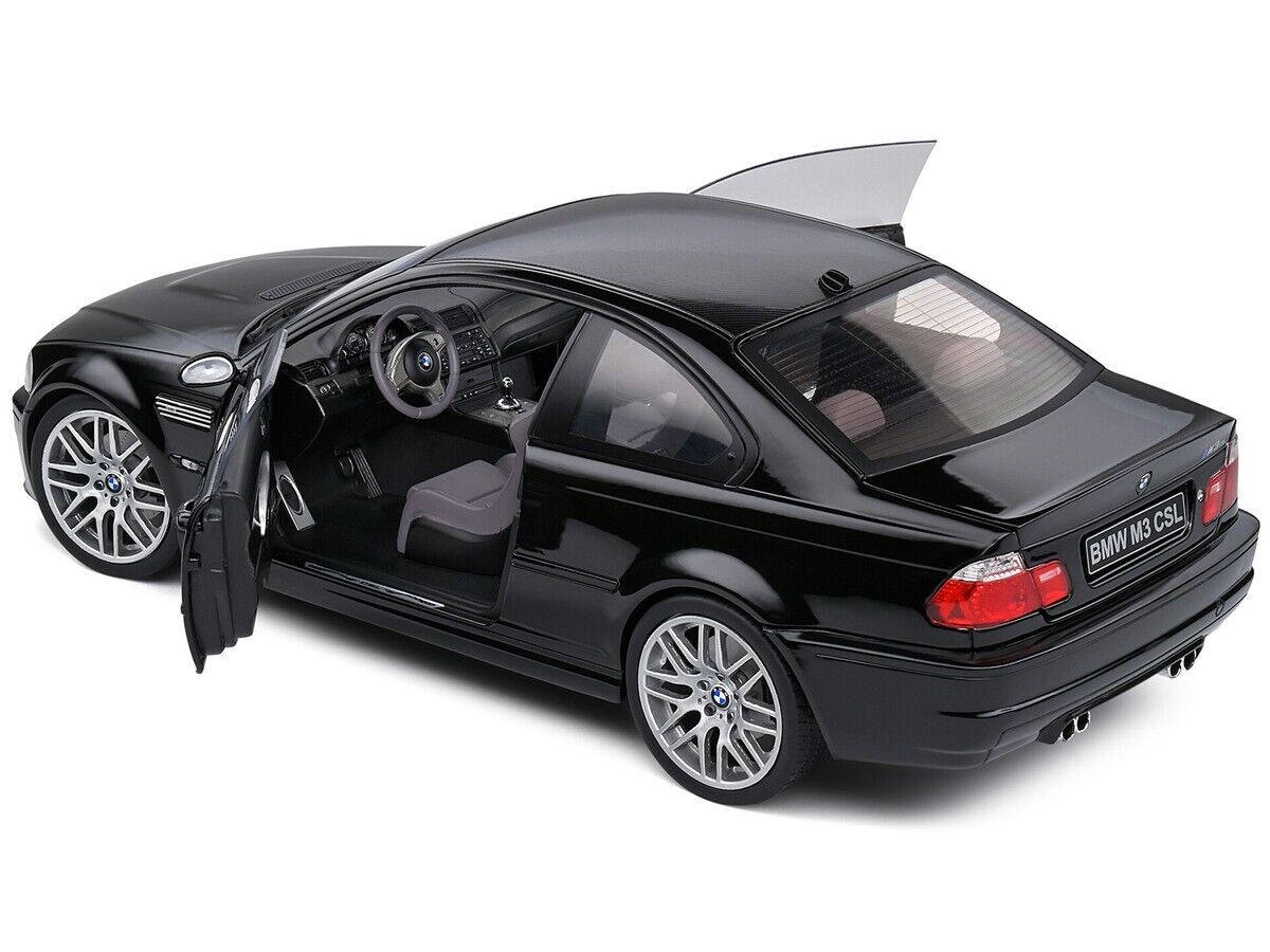 Solido 1:18 2003 BMW M3 E46 CSL BLACK DIECAST S1806506