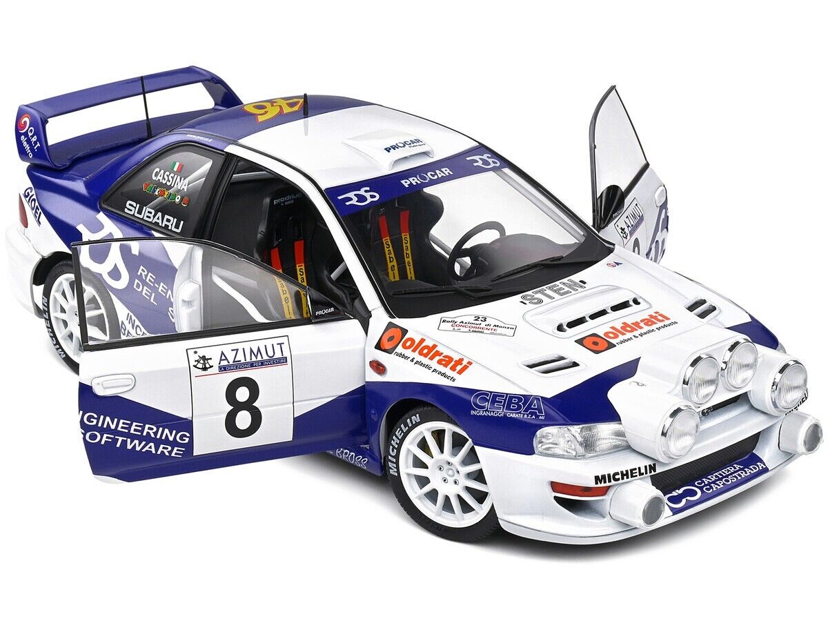 Solido 1:18 1999 Subaru Impreza S5 WRC Rally Azimut Di Monza 2000 #8 S1807403