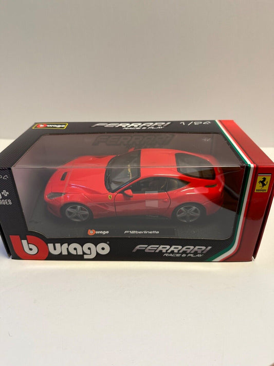 Bburago 1:24 FERRARI F12 BERLINETTA RED Diecast 18-26007