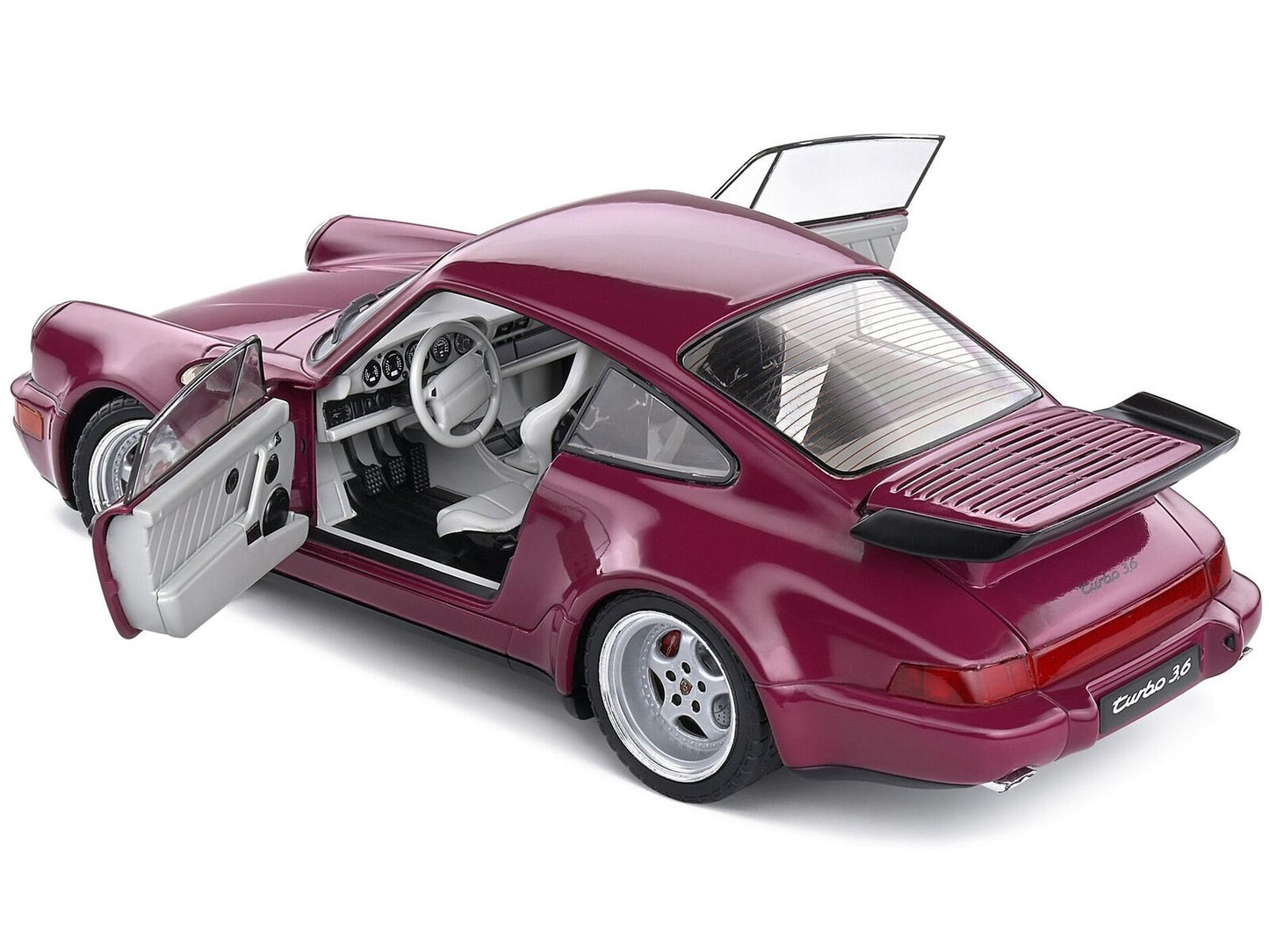 Solido 1:18 1991 Porsche 911 (964) Turbo Sternrubin Diecast