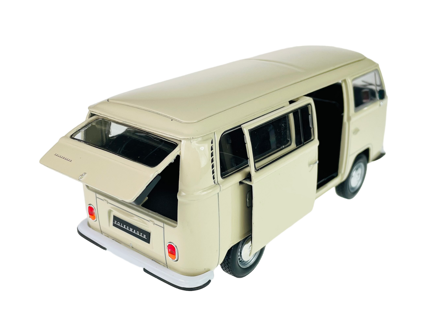 Welly 1:24 1972 Volkswagen T2 Bus Cream 22472W-Cream Diecast