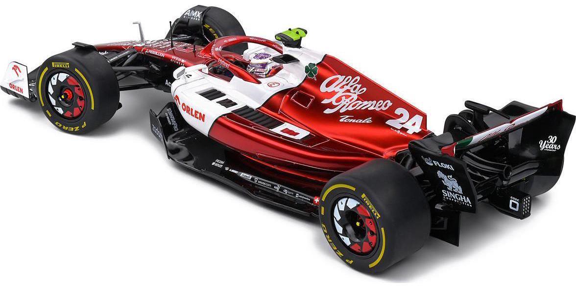 Solido 1:18 Alfa Romeo C42 #24 Zhou Guanyu Formula One F1 Canada GP 2022 s1810202