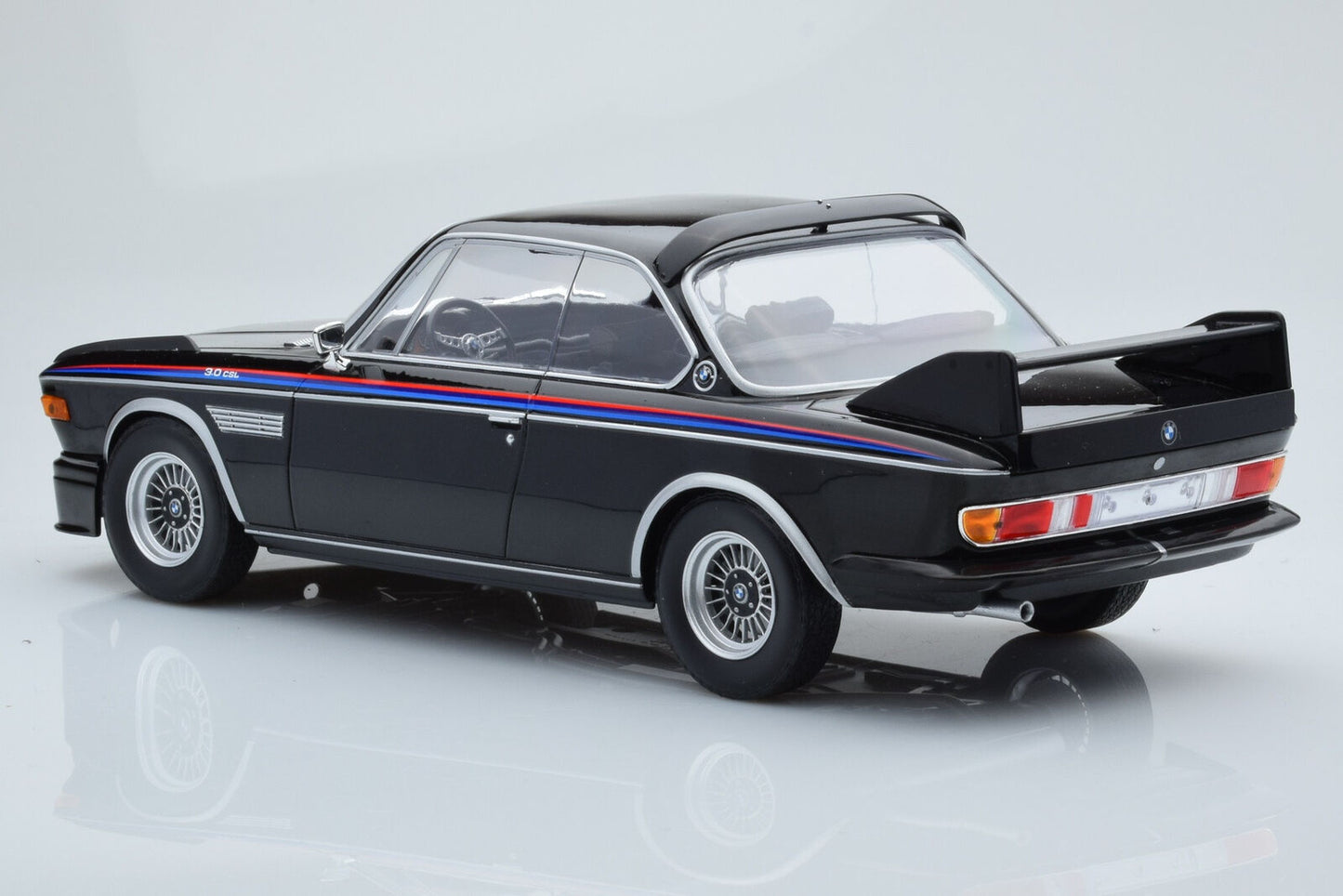 MINICHAMPS 1:18 1973 BMW 3.0 CSL BLACK  LIMITED EDITION 444 PCS DIECAST 155028134