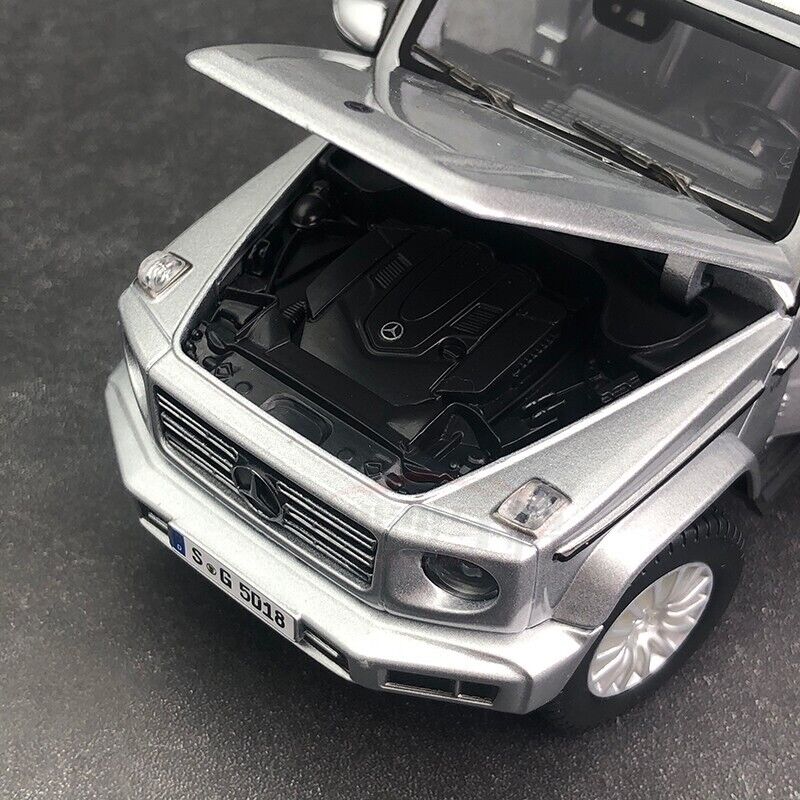 Maisto 1:24 Diecast Mercedes Benz G Glass G500 2019 Silver