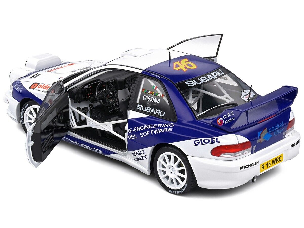 Solido 1:18 1999 Subaru Impreza S5 WRC Rally Azimut Di Monza 2000 #8 S1807403