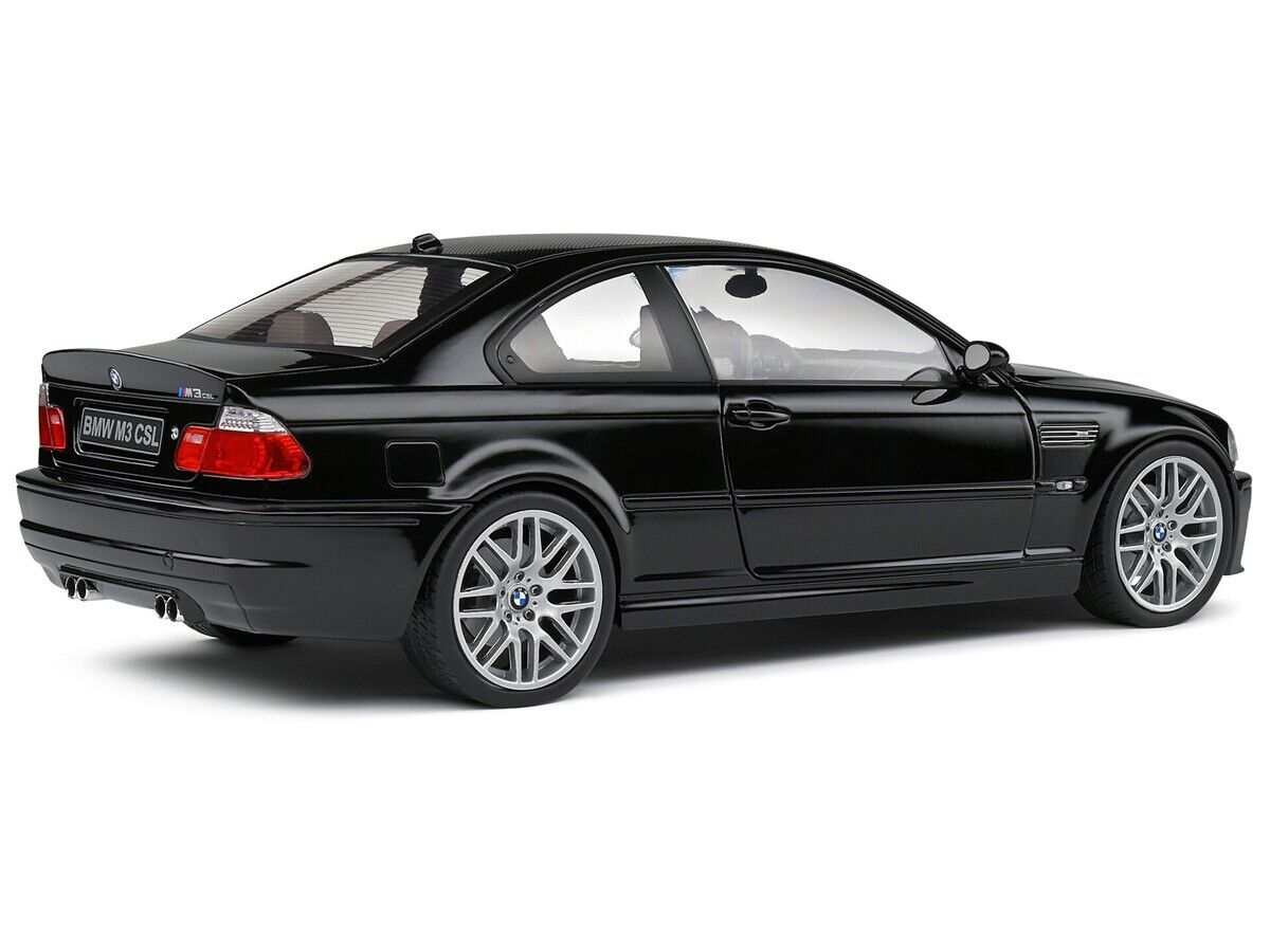 Solido 1:18 2003 BMW M3 E46 CSL BLACK DIECAST S1806506