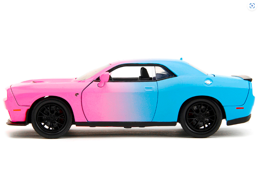 Jada 1:24 Dodge Challenger SRT Hellcat 2015 Pink Slips Diecast