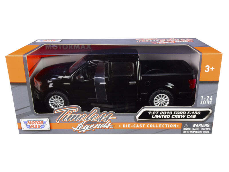 Motormax 1:24 - 1:27 2019 Ford F150 Limited Crew Cab Black 79364BK