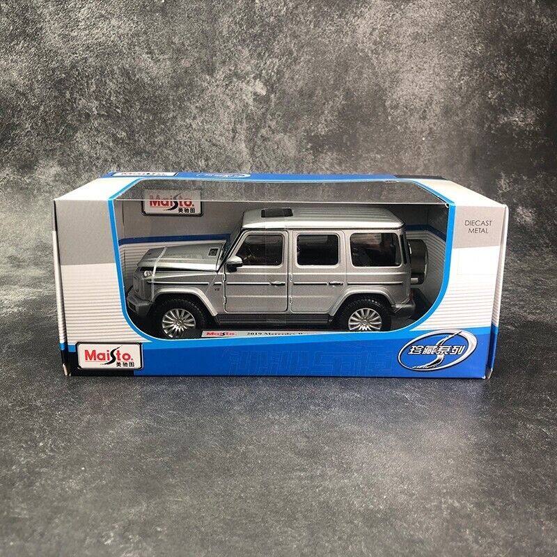 Maisto 1:24 Diecast Mercedes Benz G Glass G500 2019 Silver