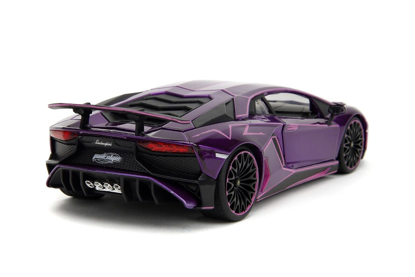 Jada 1:24 Pink Slips Lamborghini Aventador SV Purple Diecast Model Car New 34656