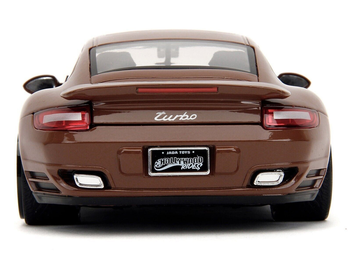 JADA 1:24 PORSCHE 911 TURBO & BROWN M&M FIGURE Diecast