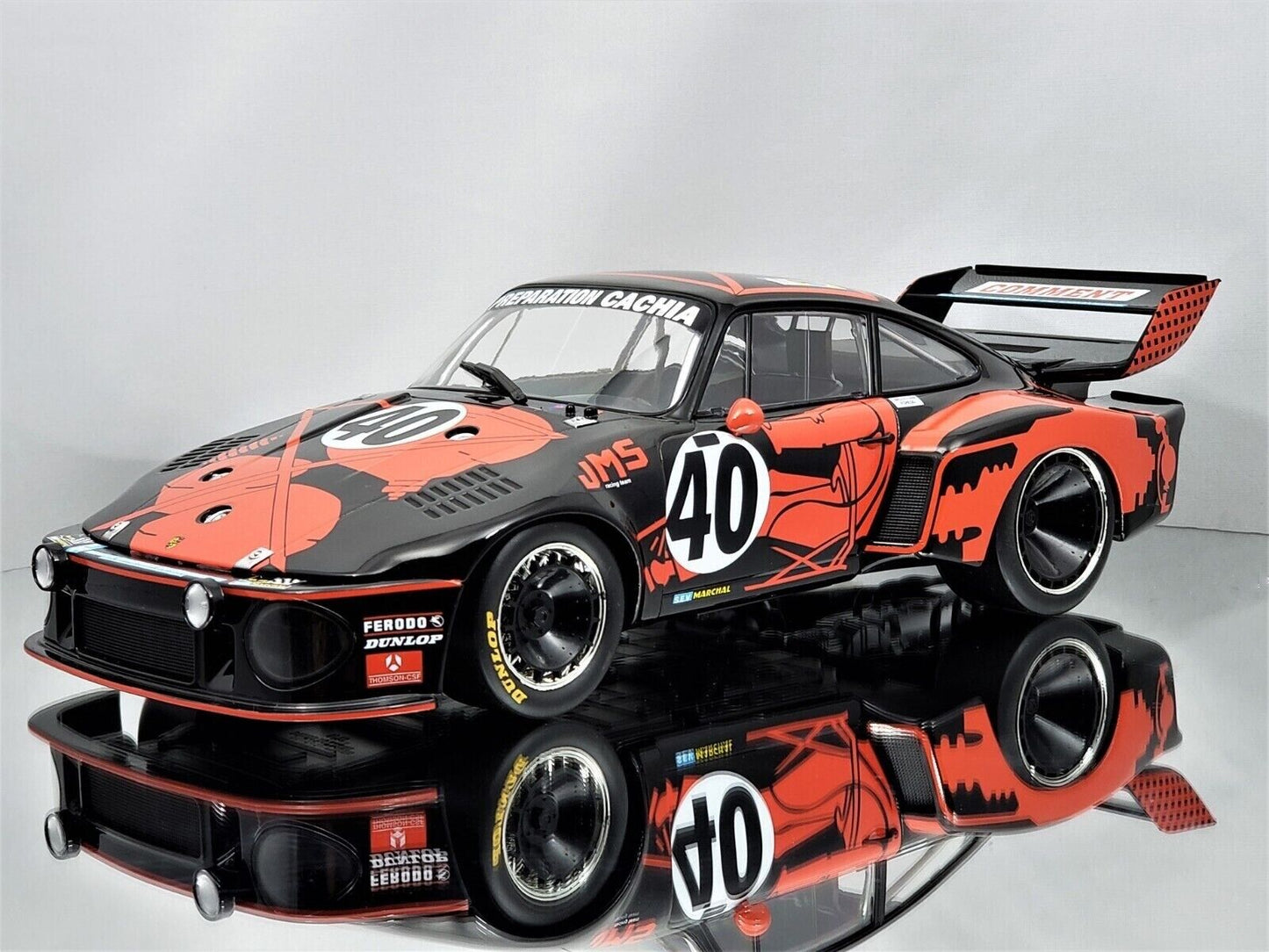 Norev 1:18 Porsche 935 Turbo J.M.S. #40 24h LeMans 1977 C.Ballot-Léna, P. Gregg Limited