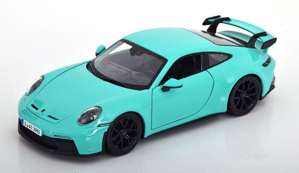 BBURAGO 1:24 PORSCHE 911 GT3 DIECAST LIGHT GREEN 18-21104