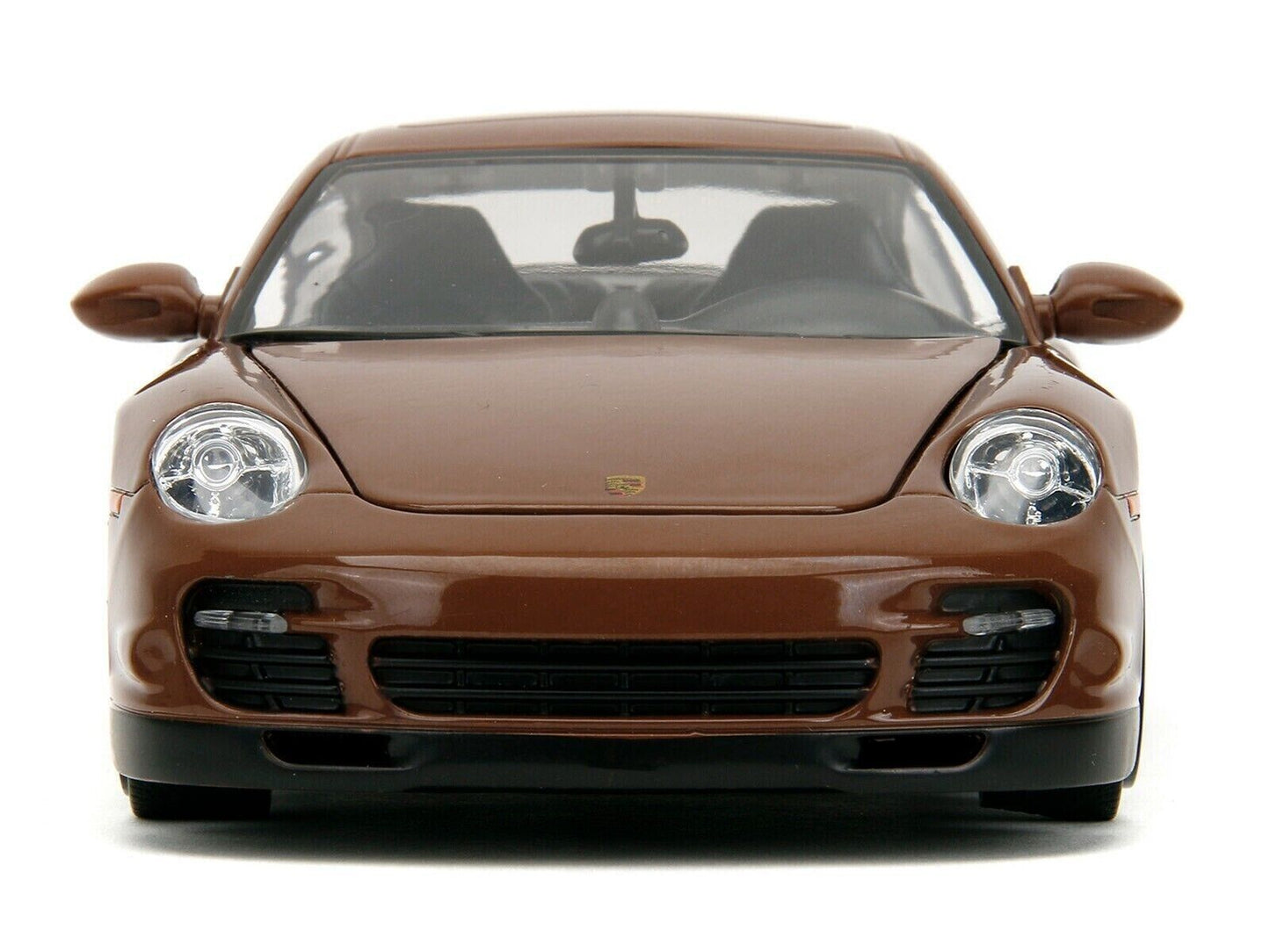 JADA 1:24 PORSCHE 911 TURBO & BROWN M&M FIGURE Diecast