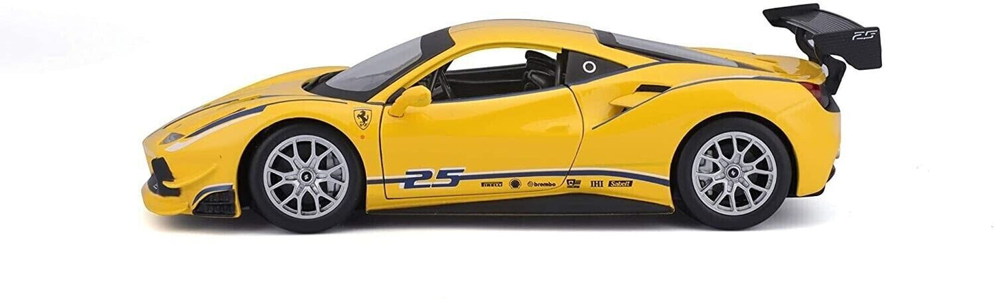 Bburago 1:24 FERRARI 488 CHALLENGE RACING #25 18-26307