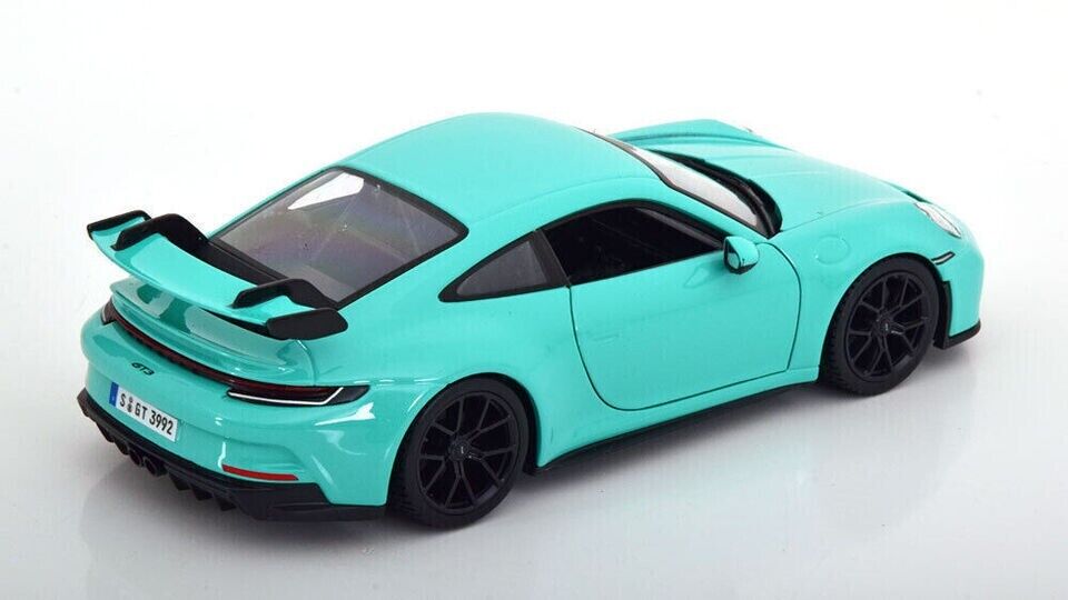 BBURAGO 1:24 PORSCHE 911 GT3 DIECAST LIGHT GREEN 18-21104