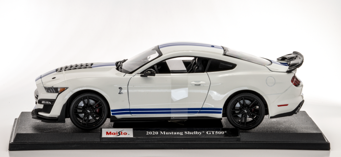 Maisto 1:18 Scale 2020 Ford Mustang Shelby GT500  Special Edition Diecast