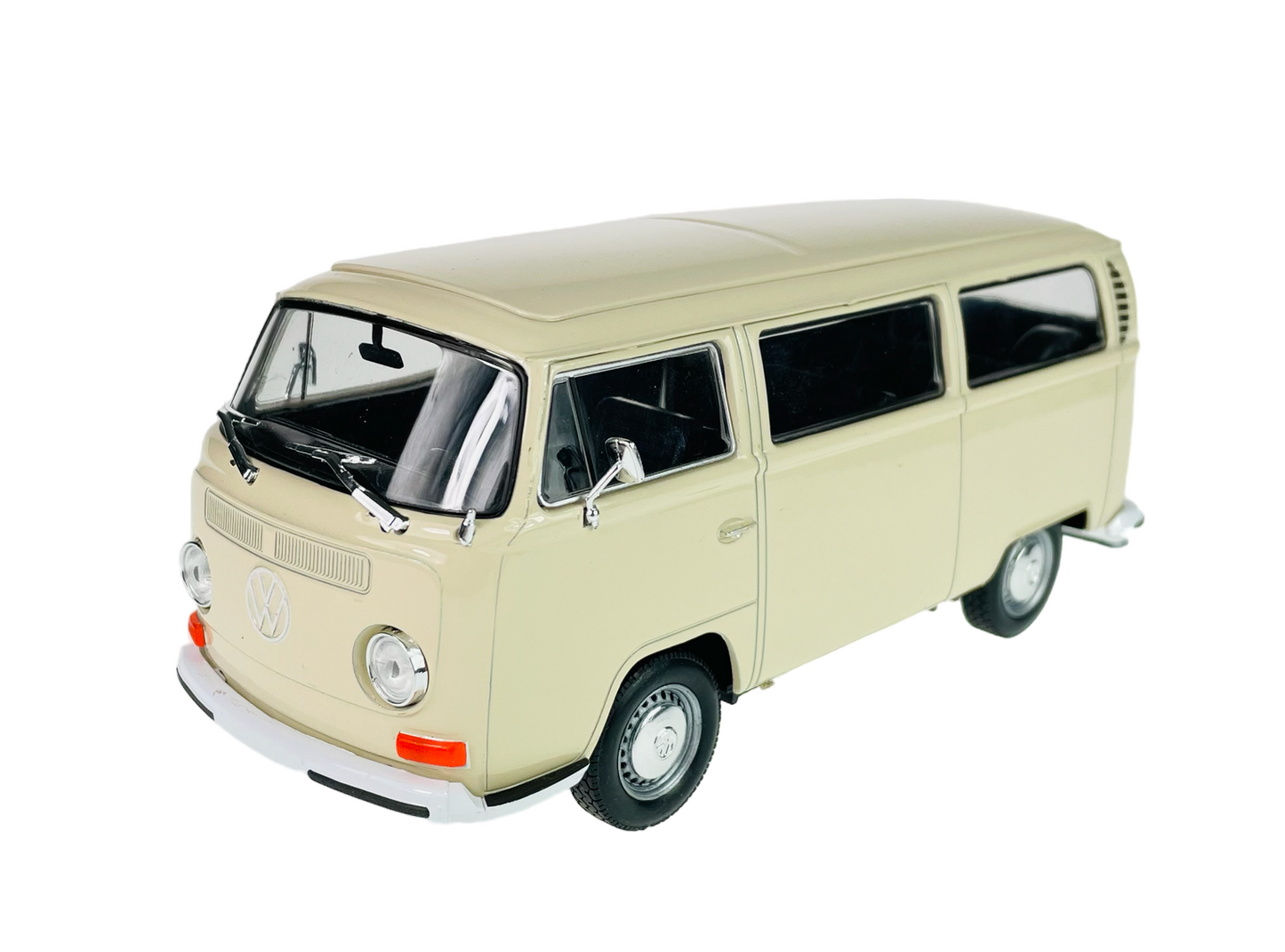 Welly 1:24 1972 Volkswagen T2 Bus Cream 22472W-Cream Diecast