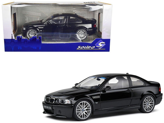 Solido 1:18 2003 BMW M3 E46 CSL BLACK DIECAST S1806506