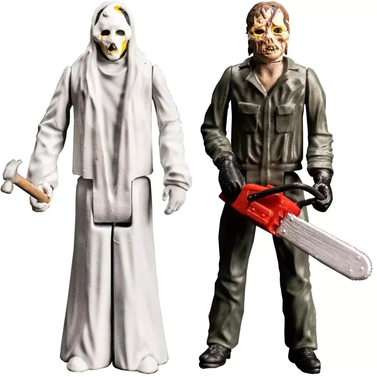 Trick or Treat Studios Haunt 3.75 Inch Action Figure 2-Pack | Ghost & Zombie